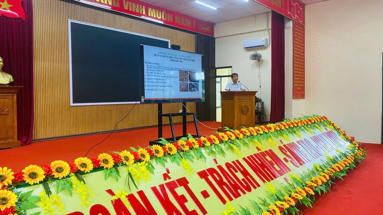 PHỐI HỢP TUYÊN TRUYỀN XÂY DỰNG MÔ HÌNH NHÓM HỘ QUẢN LÝ RỪNG BỀN VỮNG FSC